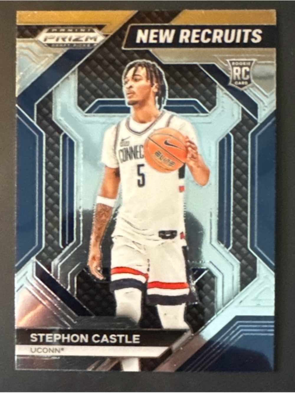 Stephon Castle RC Rookie Panini Prizm New Recruits Basketball Card